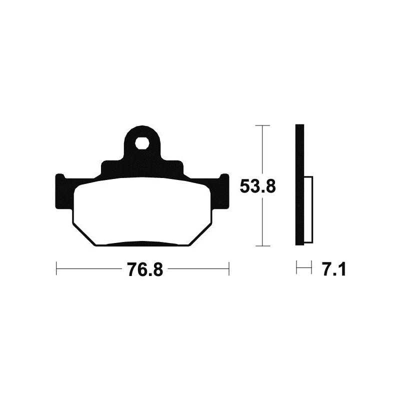 Organic Brake Pads MA81