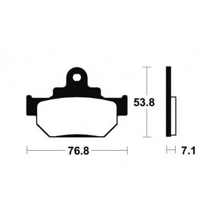 Organic Brake Pads MA81