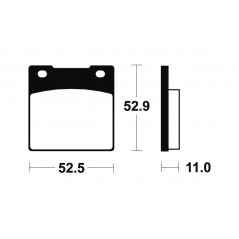 Organic Brake Pads MA26