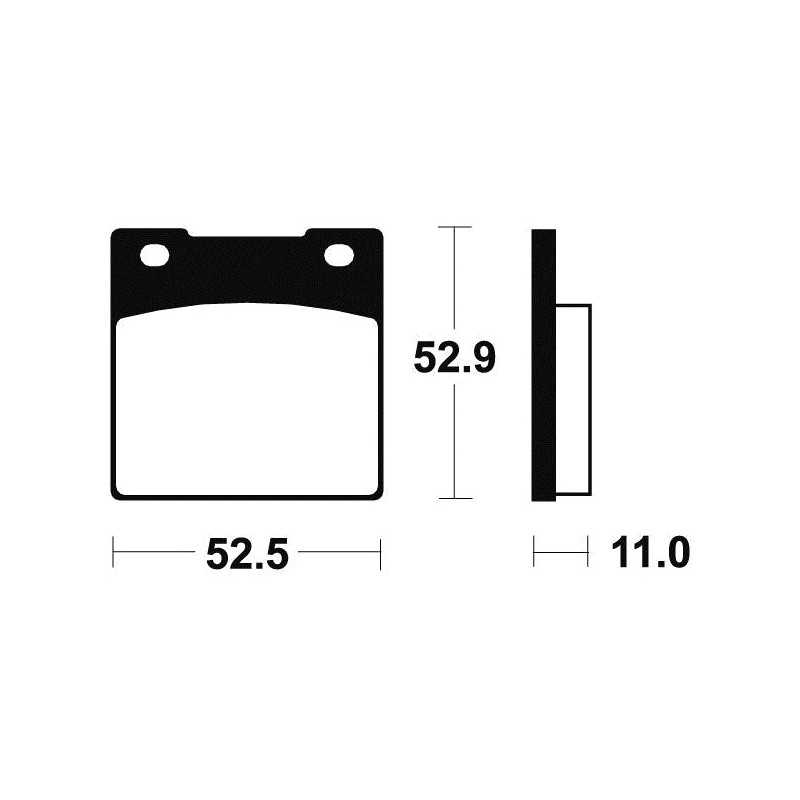 Organic Brake Pads MA26