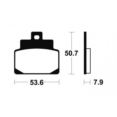 Sintered brake pads MSS248