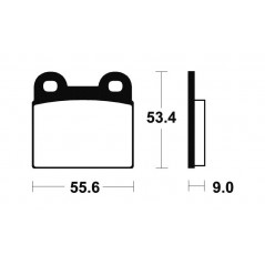Organic Brake Pads MA27