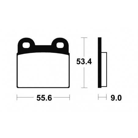 Organic Brake Pads MA27