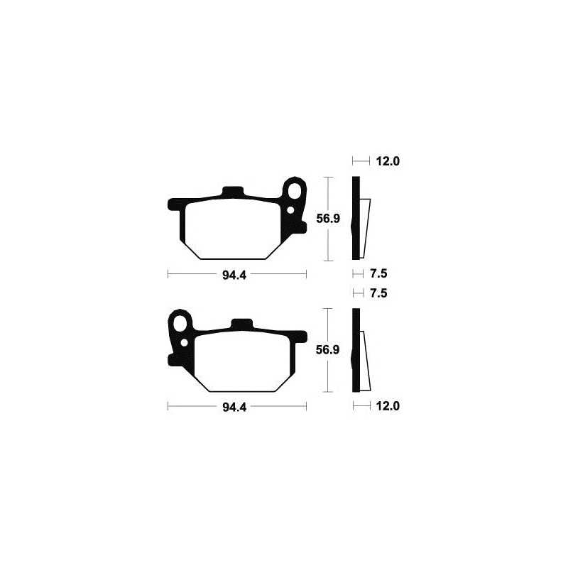 Organic Brake Pads MA28