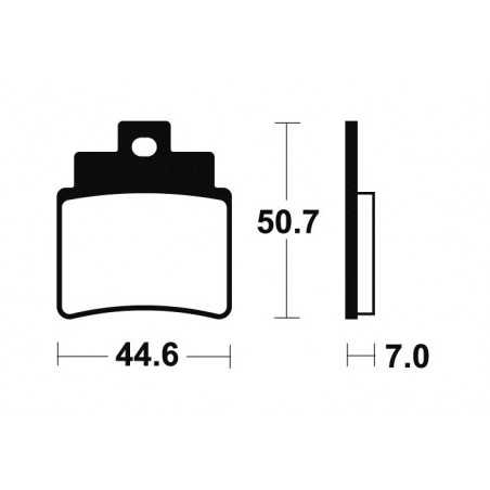 Organic Scooter Brake Pads ME275
