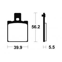 Organic Brake Pads MA83