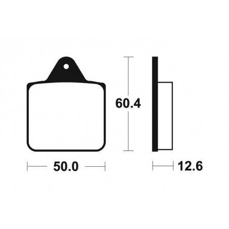 Sintered brake pads MOA256