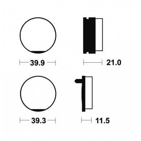 Organic Brake Pads MA29