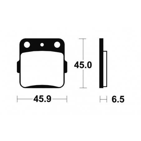 Organic Brake Pads MA84