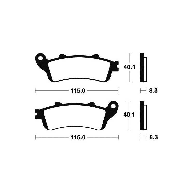 Sintered MSS235 Brake Pads