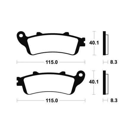 Sintered MSS235 Brake Pads