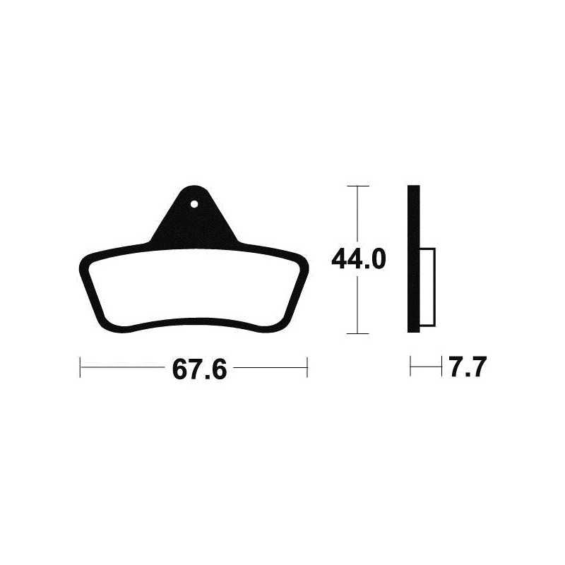 MOA258 Sintered Brake Pads