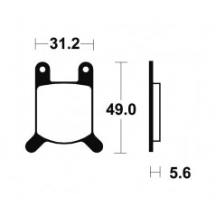 Organic Brake Pads MA32