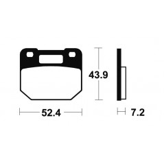Organic Brake Pads MA87