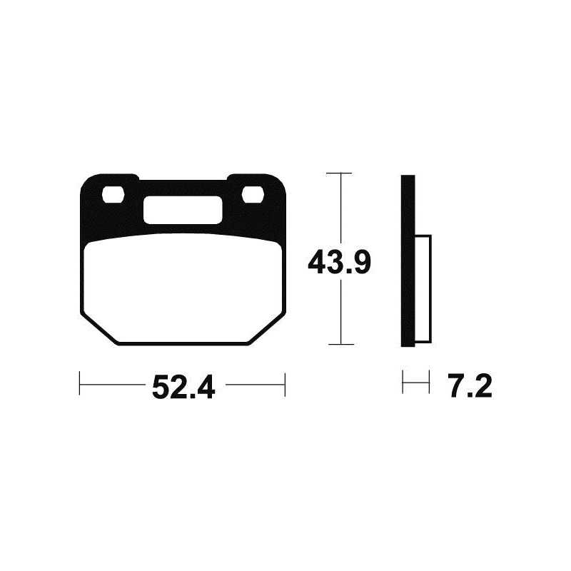 Organic Brake Pads MA87