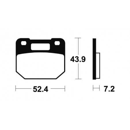 Organic Brake Pads MA87