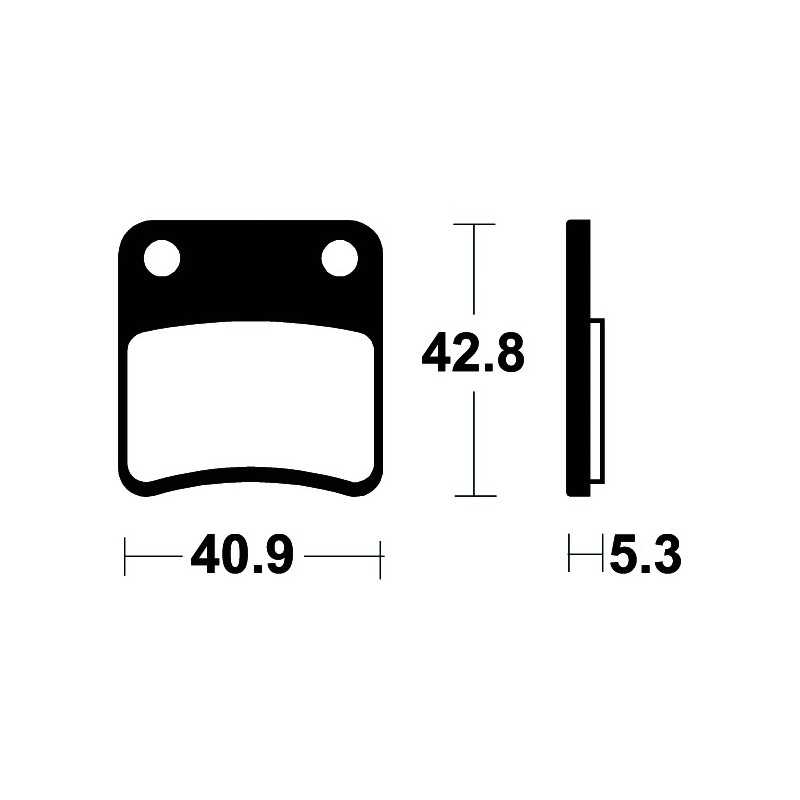 Organic Scooter Brake Pads ME379