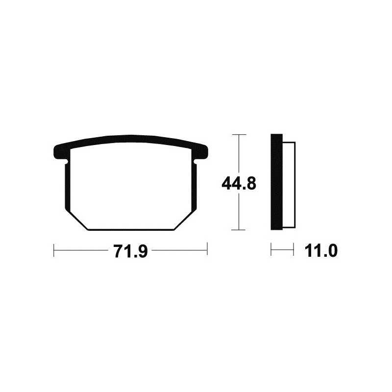 Organic Brake Pads MA34
