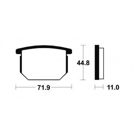 Organic Brake Pads MA34