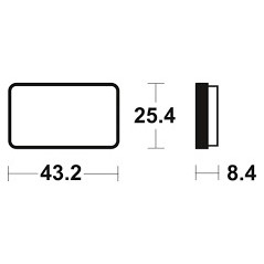 MOA327 Sintered Brake Pads