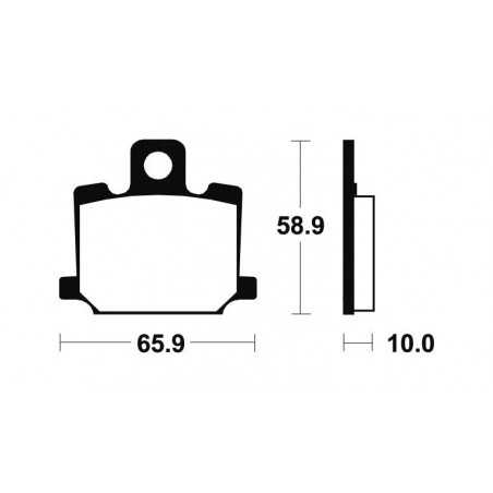 Organic Brake Pads MA35
