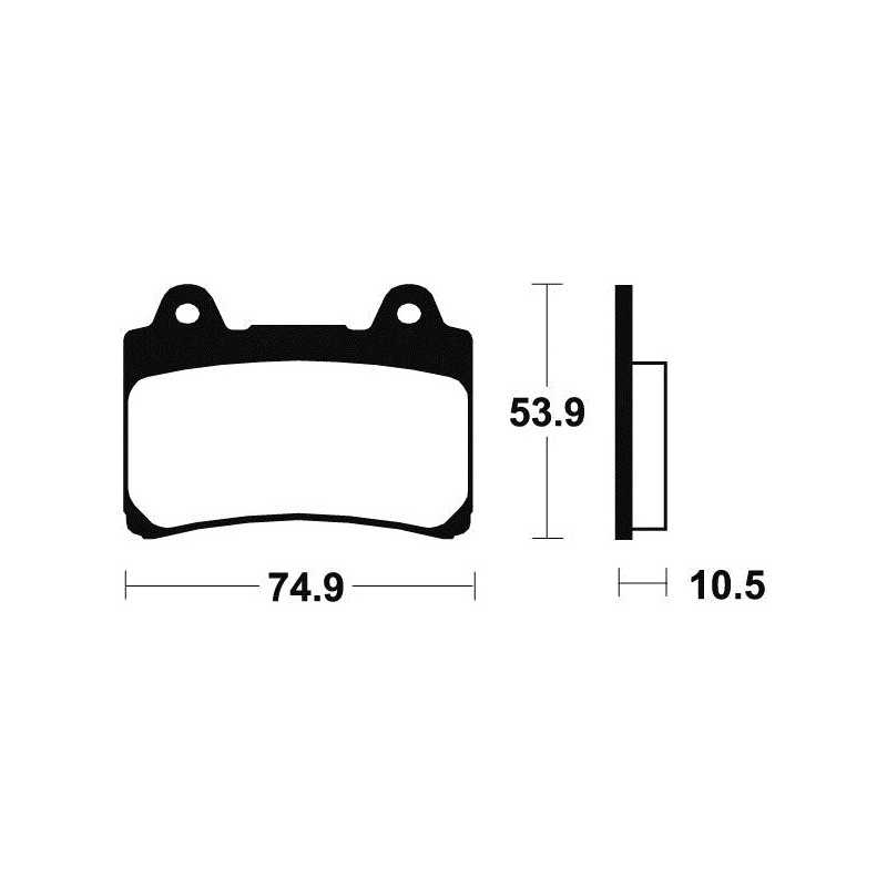 Organic MA90 Brake Pads