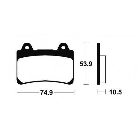 Organic MA90 Brake Pads