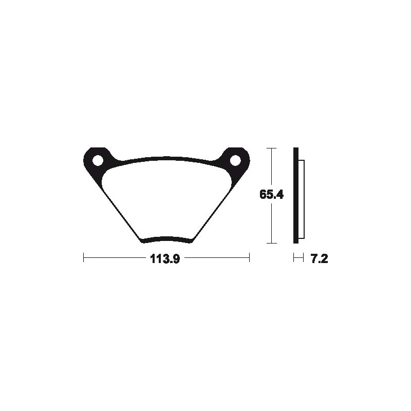 Organic Brake Pads MA13