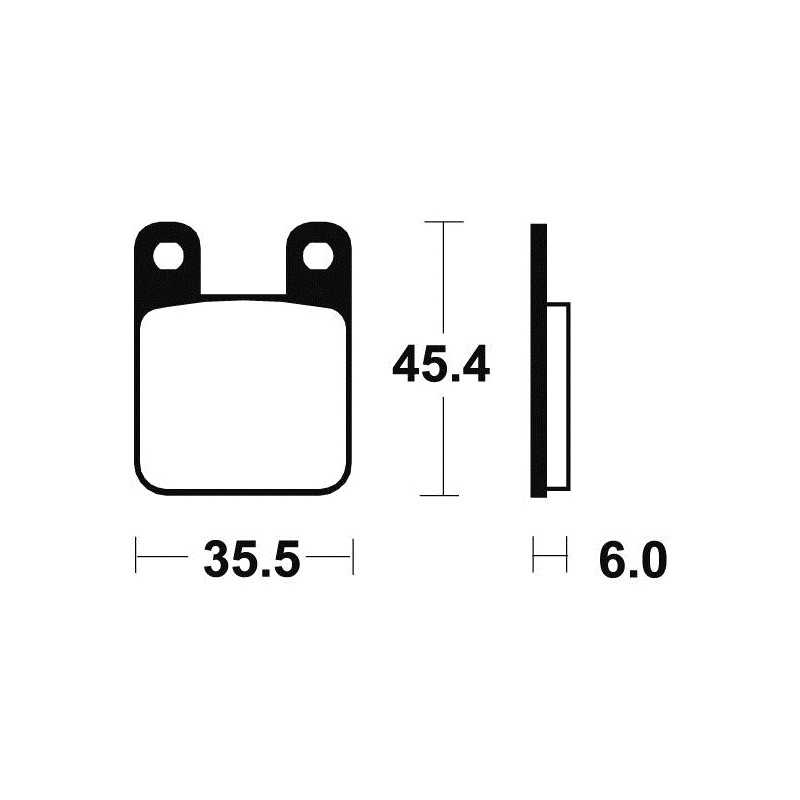 ME59 organic scooter brake pads