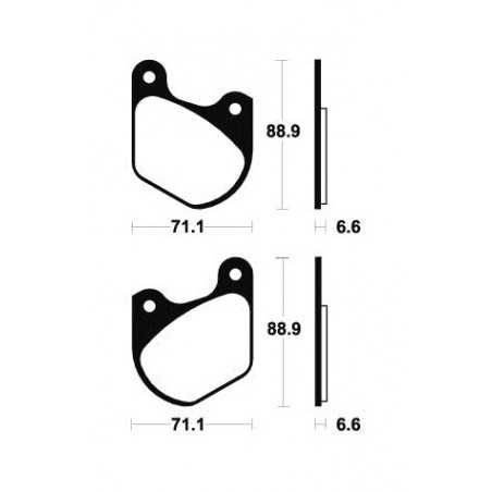 Organic Brake Pads MA43