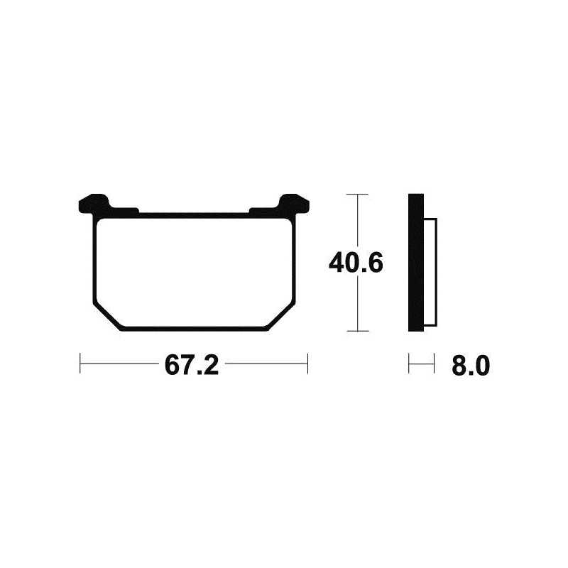 Organic Brake Pads MA39