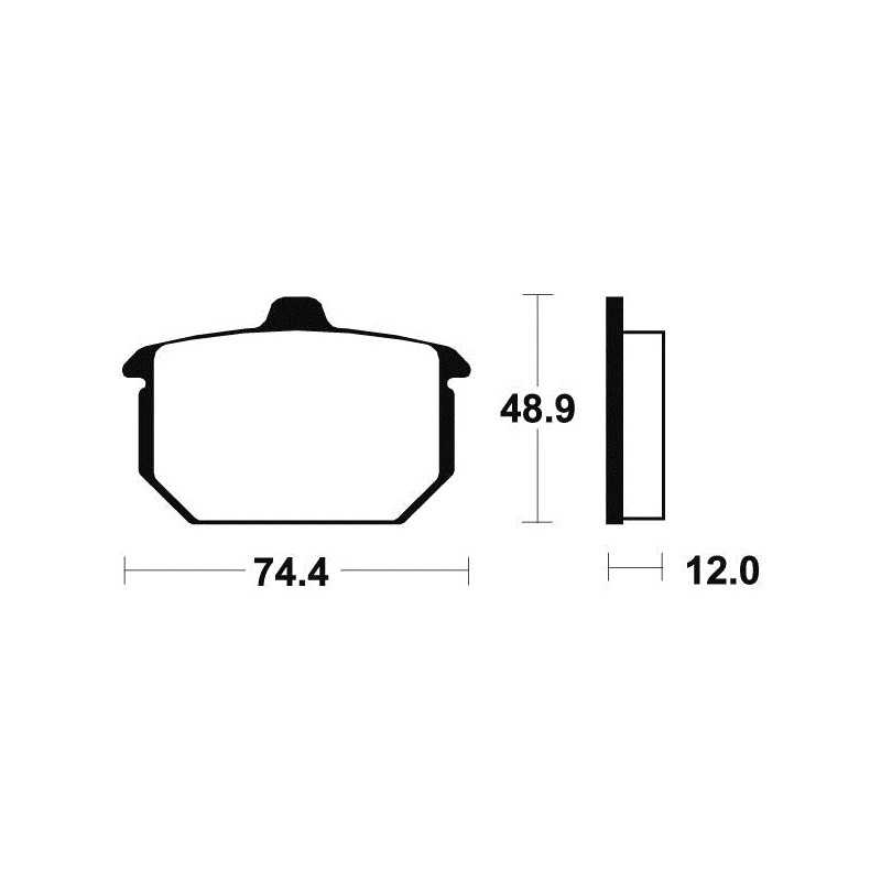 Organic Brake Pads MA49