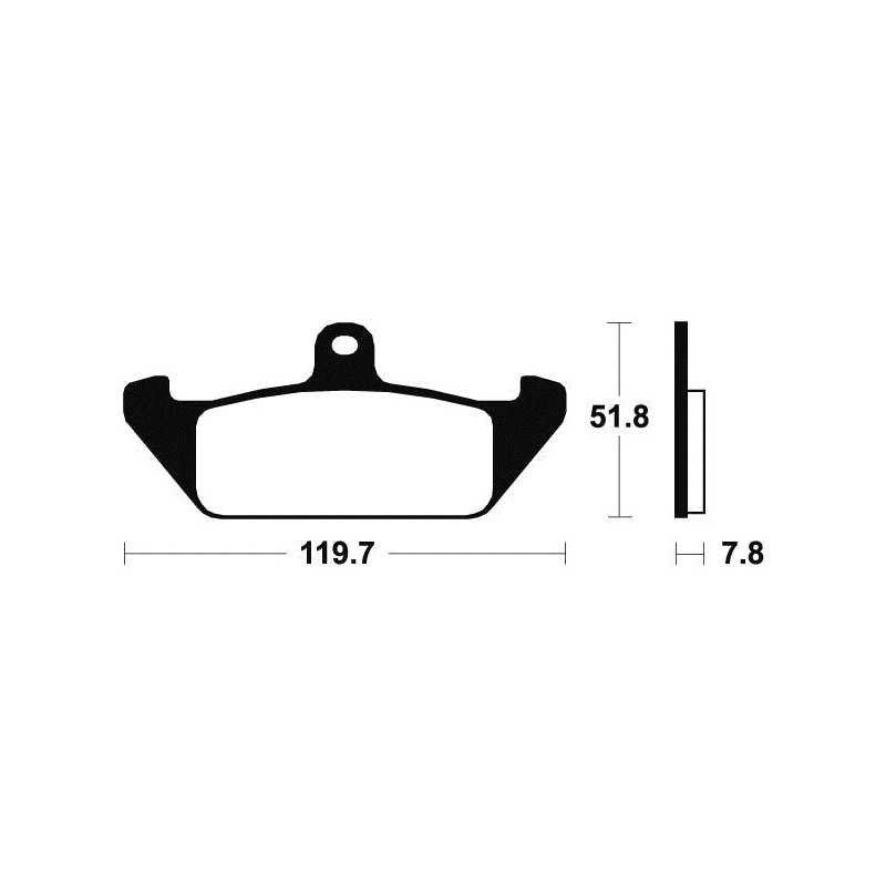 Organic MA94 Brake Pads