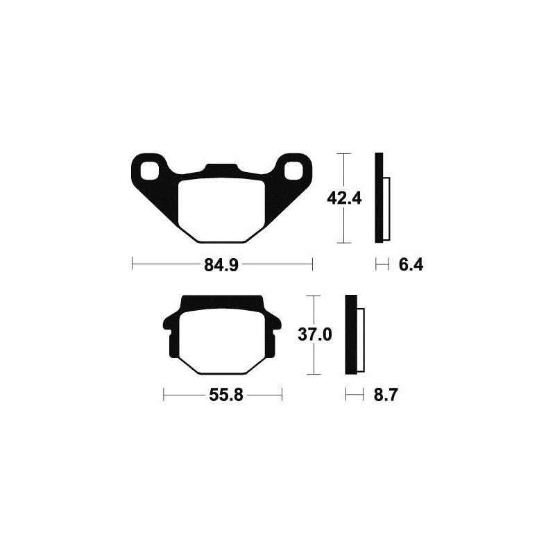 Organic Brake Pads MA41