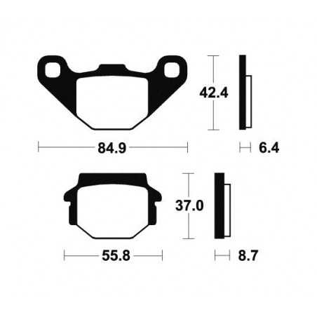 Organic Brake Pads MA41