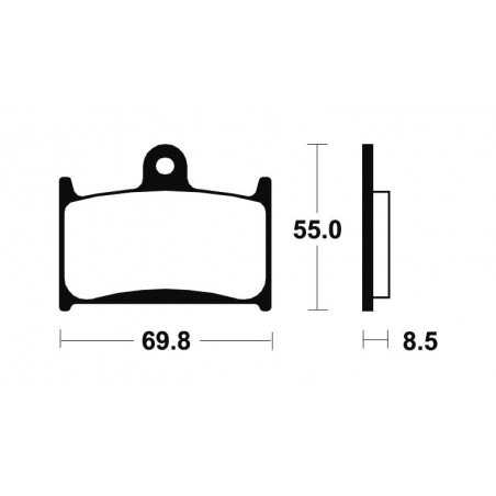 MFP124 High Performance Front Sintered Brake Pads