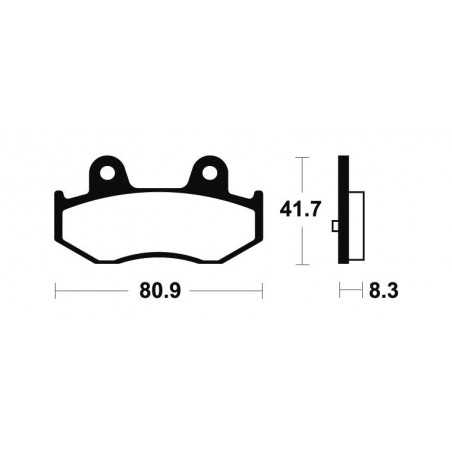Sintered MSS281 Brake Pads