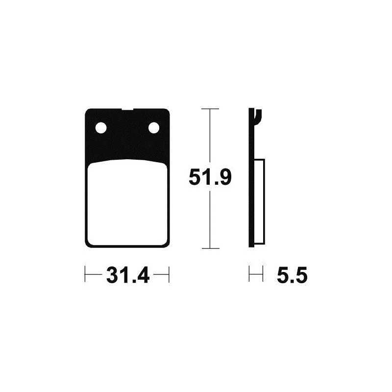 Organic Brake Pads MA95