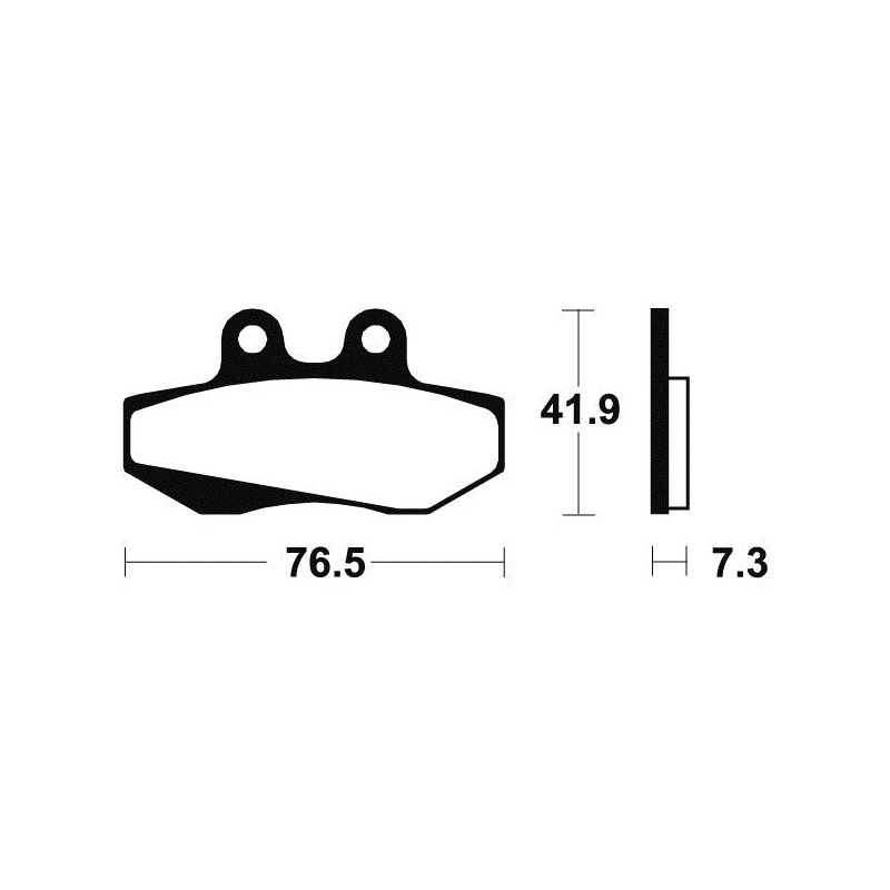 Organic Brake Pads MA152
