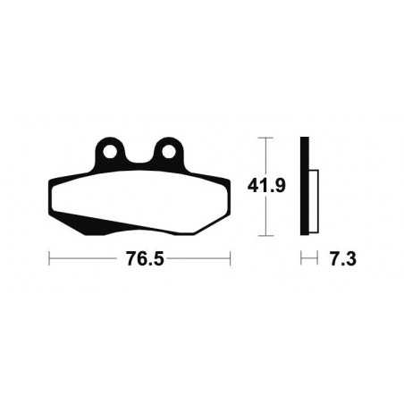 Organic Brake Pads MA152