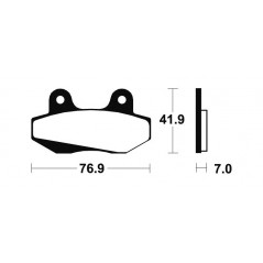 Organic Scooter Brake Pads ME51