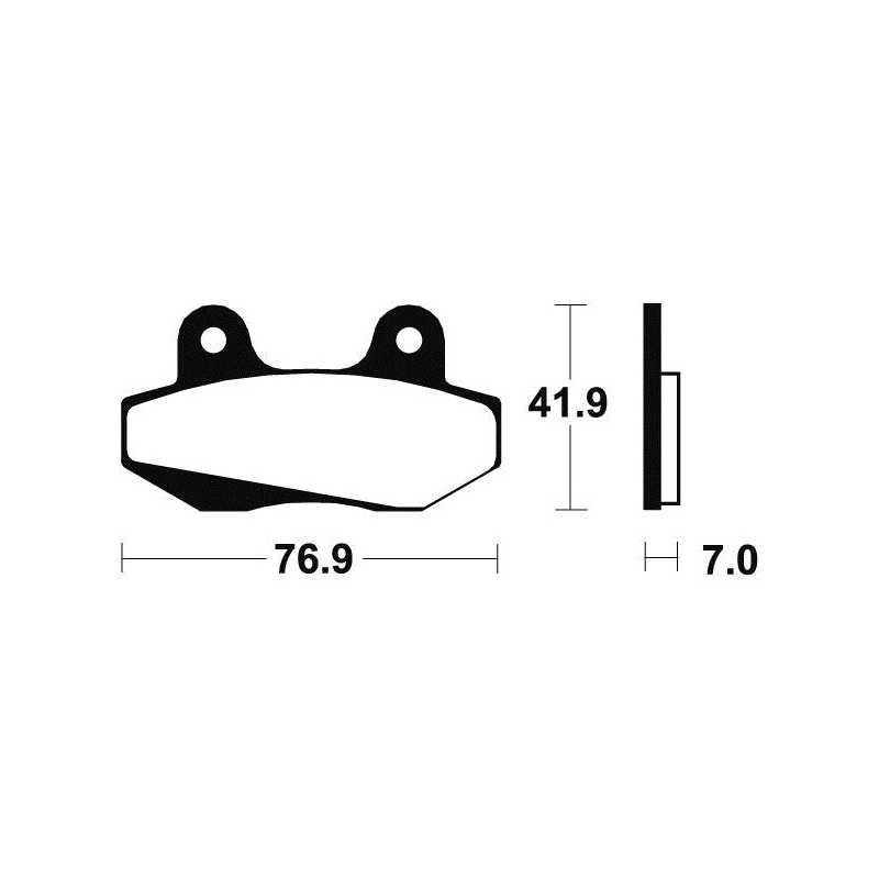 Organic Scooter Brake Pads ME51