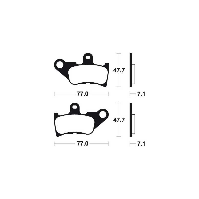 Organic Brake Pads MA264