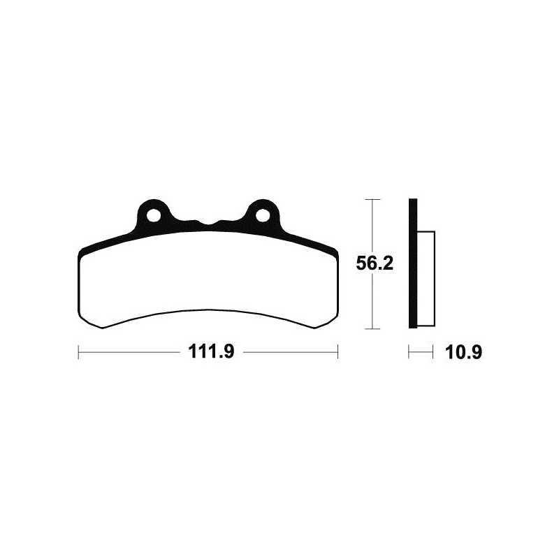 Organic Brake Pads MA158