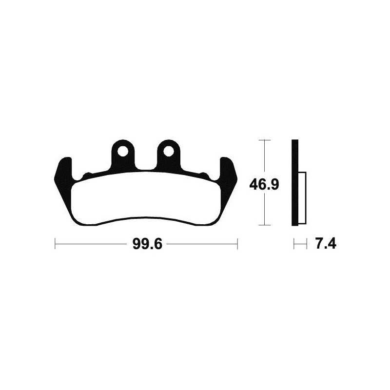 Organic Brake Pads MA153