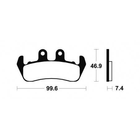 Organic Brake Pads MA153