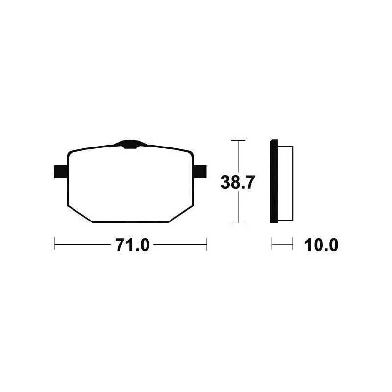 Organic Brake Pads MA96