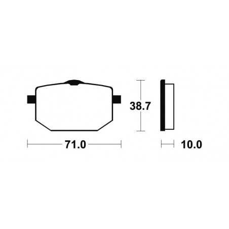 Organic Brake Pads MA96