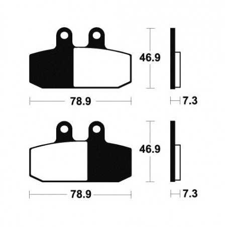 Sintered Brake Pads MSS293