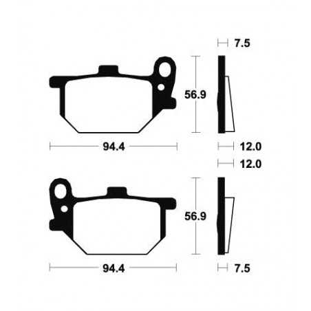 Organic Brake Pads MA45
